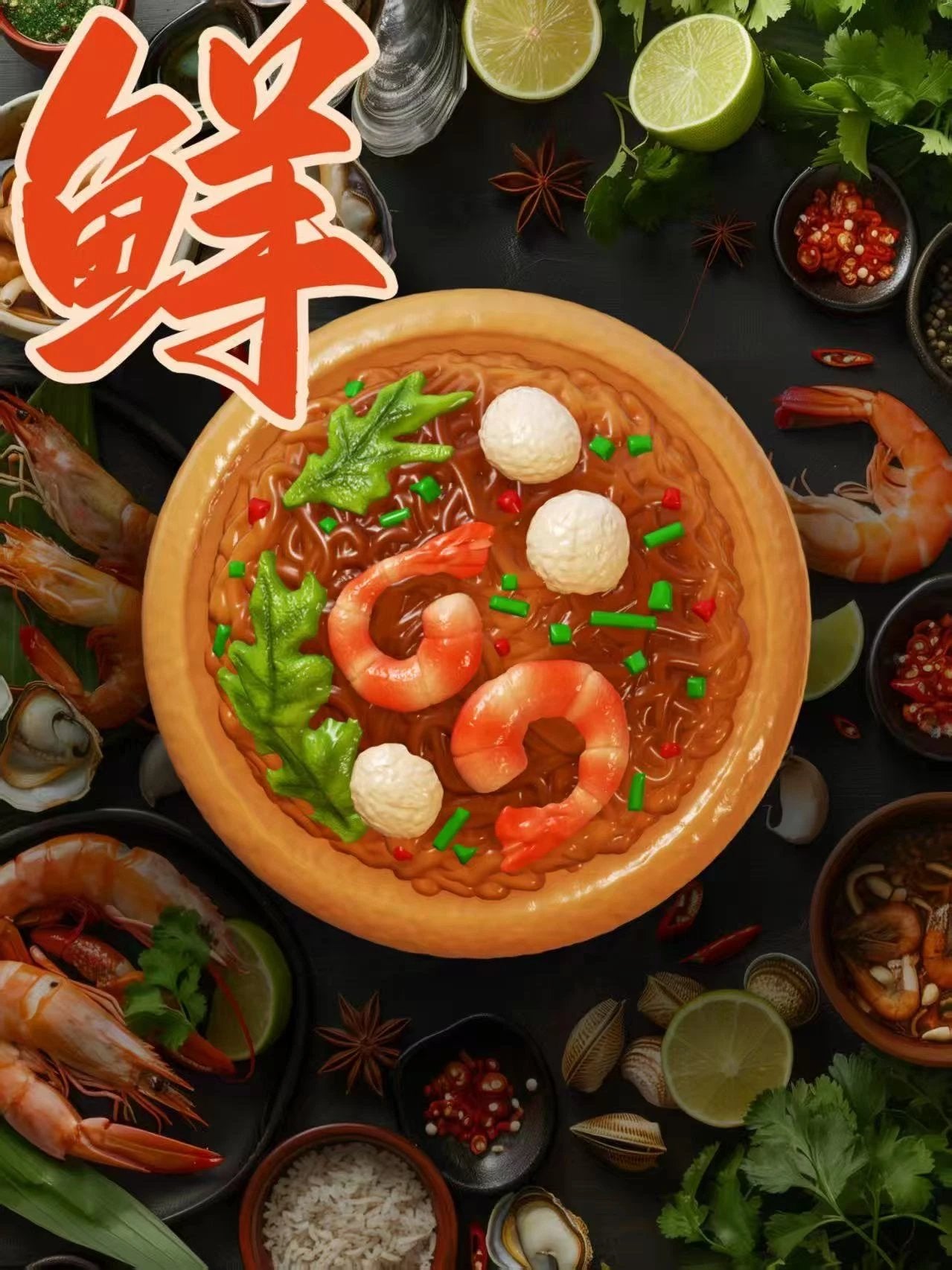 Labuladuo Squishy - Seafood Noodles