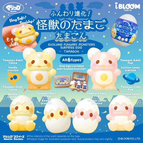 [Ship after 22 Mar] iBloom Squishy - Evolving Funwari Monsters Surprise Egg