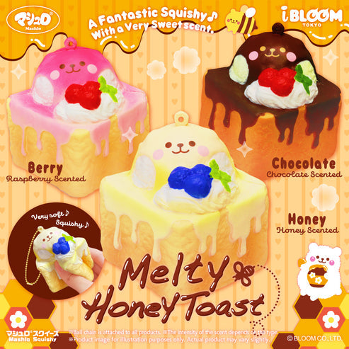 [Ship after 22 Mar] iBloom Squishy - Melty Honey Toast