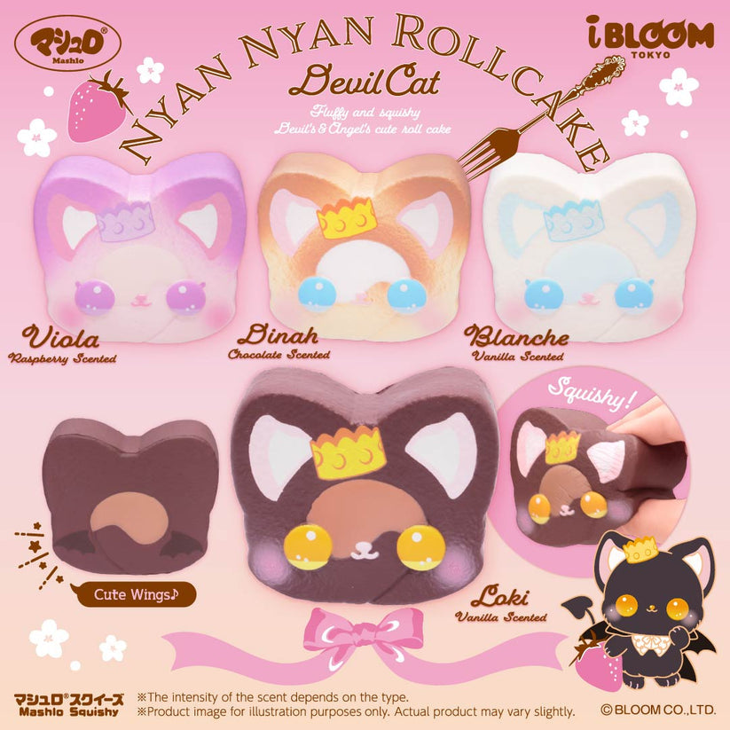 iBloom Squishy - Nyan Nyan Roll Cake Devil Cats