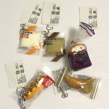 Capsule Squishy - J.Dream mini bread (set of 5)