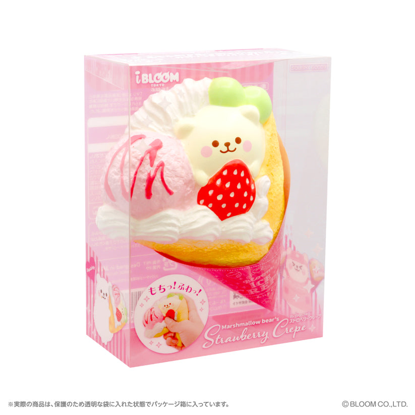 iBloom Squishy - Marshmallow Bear's Strawberry Crepe