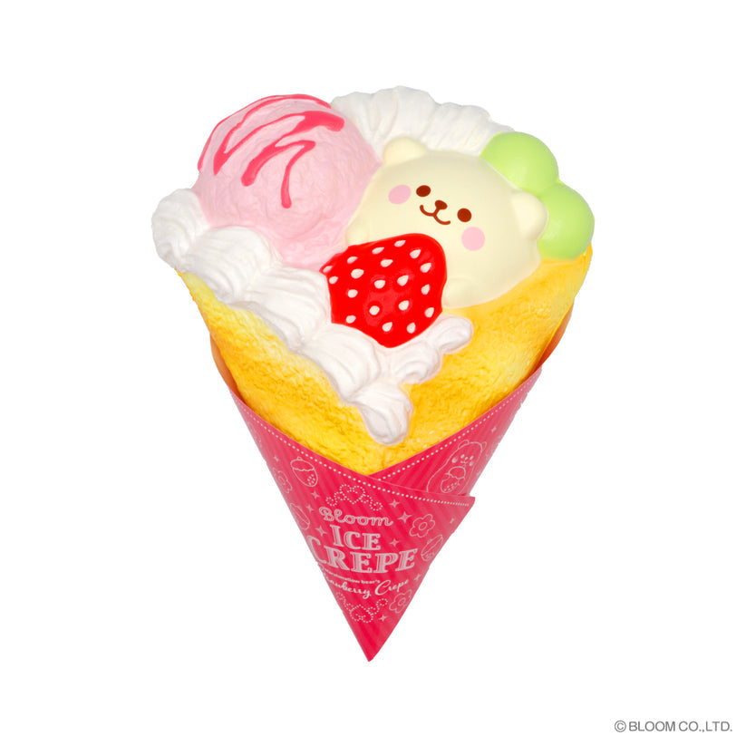 iBloom Squishy - Marshmallow Bear's Strawberry Crepe