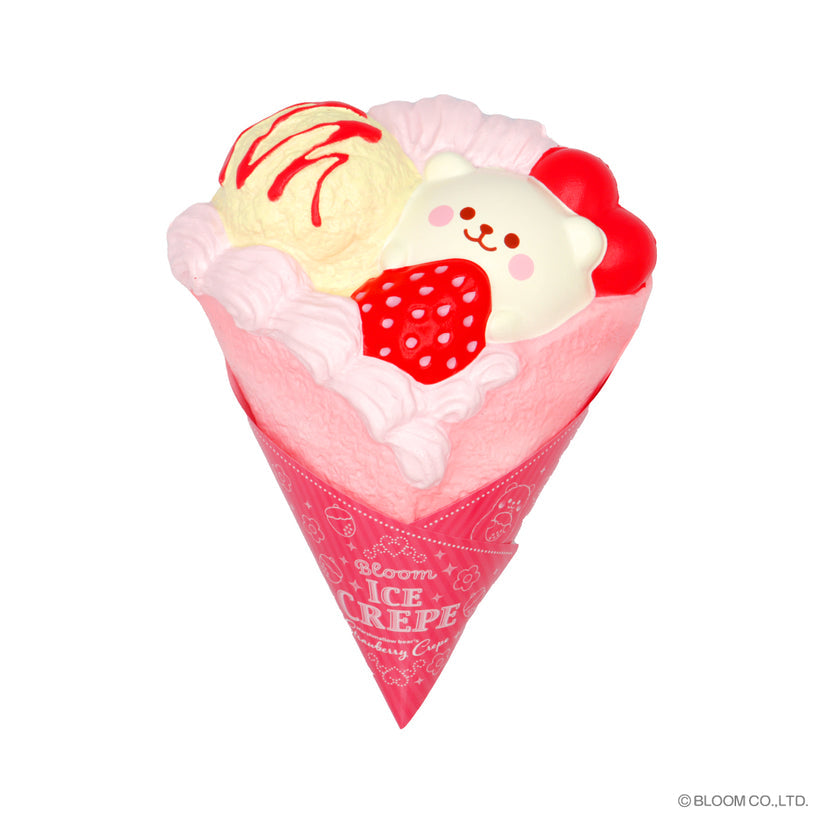 iBloom Squishy - Marshmallow Bear's Strawberry Crepe