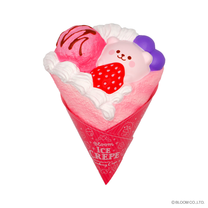 iBloom Squishy - Marshmallow Bear's Strawberry Crepe