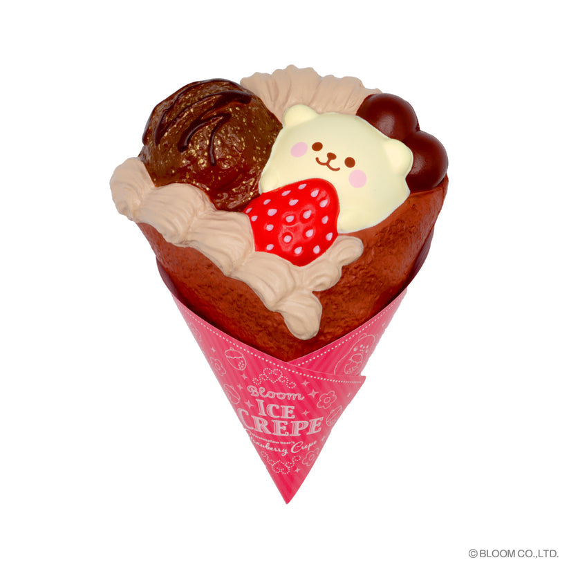 iBloom Squishy - Marshmallow Bear's Strawberry Crepe