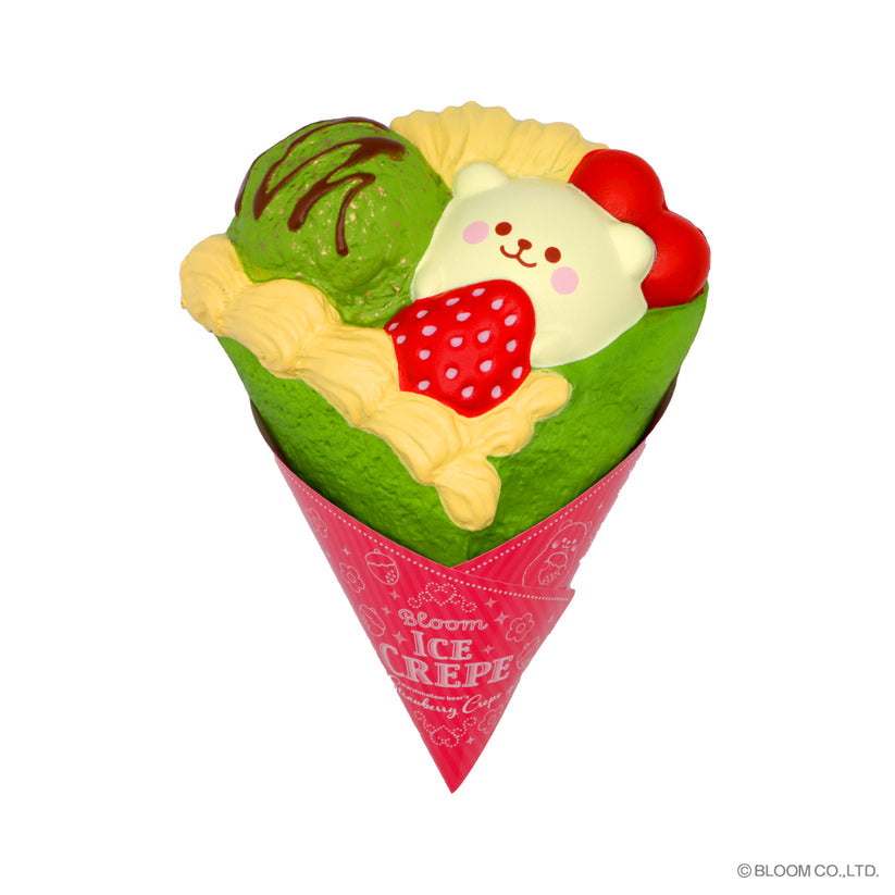 iBloom Squishy - Marshmallow Bear's Strawberry Crepe