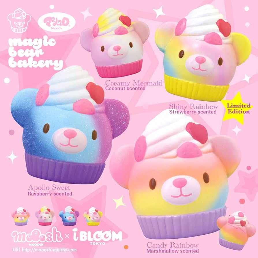 iBloom Squishy - Magic Bear (Package not sticky and may have cracks)