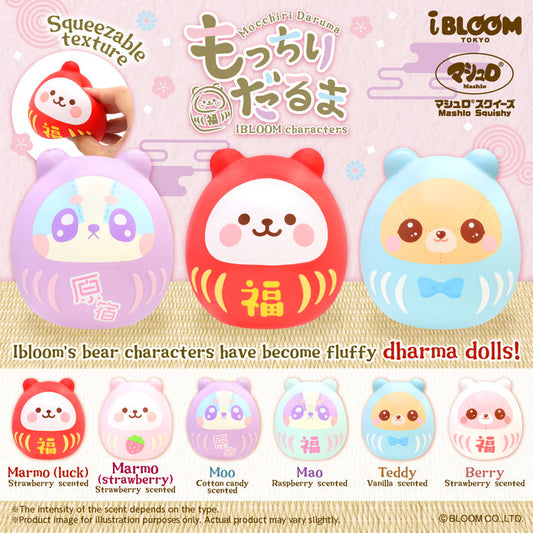 [Ship after 22 Nov] iBloom Squishy - Mocchiri Daruma